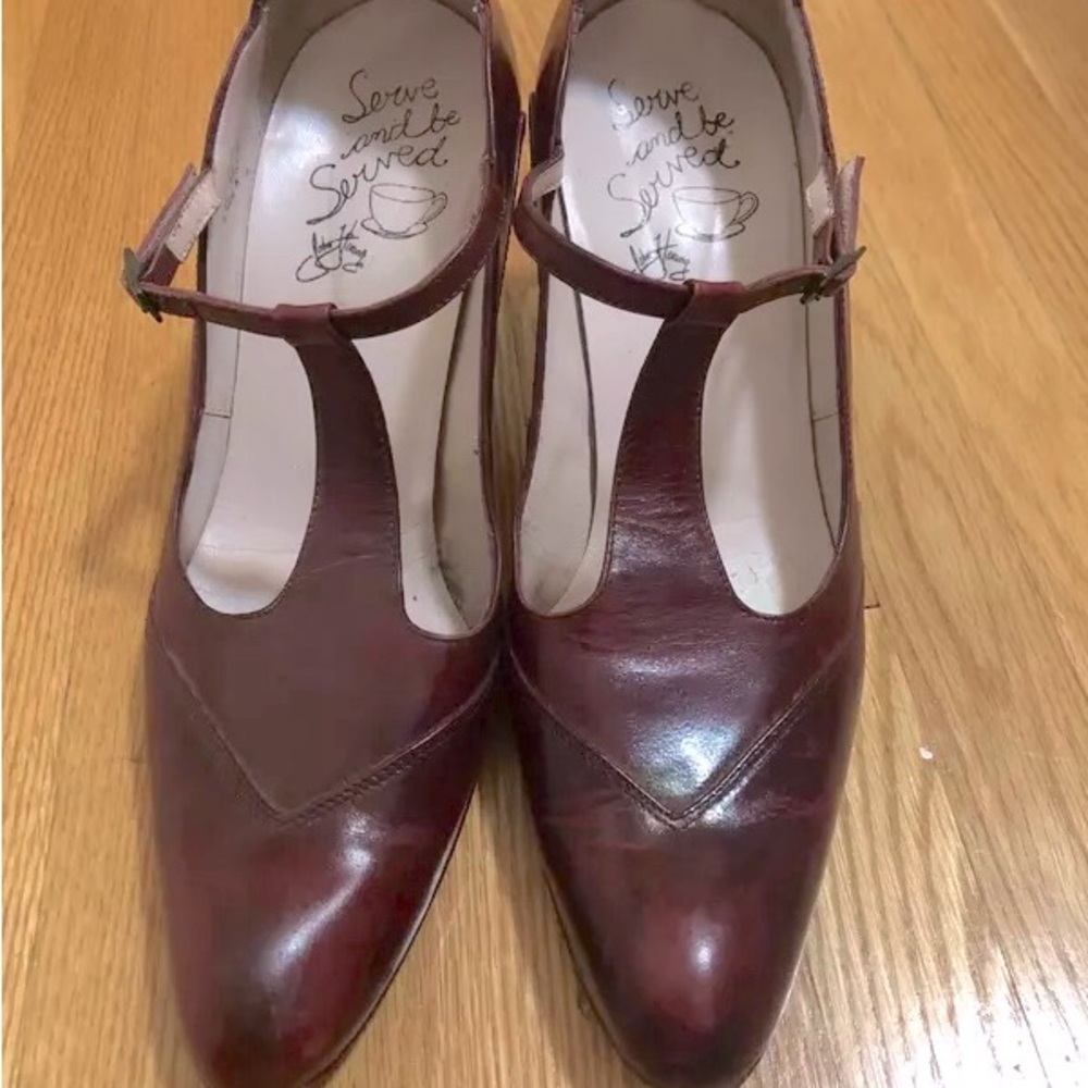 John Fluevog Teapot Sencha pumps size 12